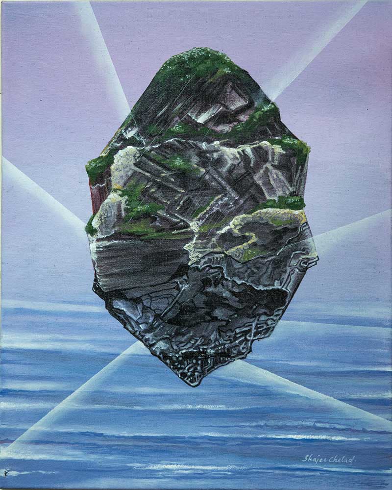 Shajee Chelad Acrylic on canvas