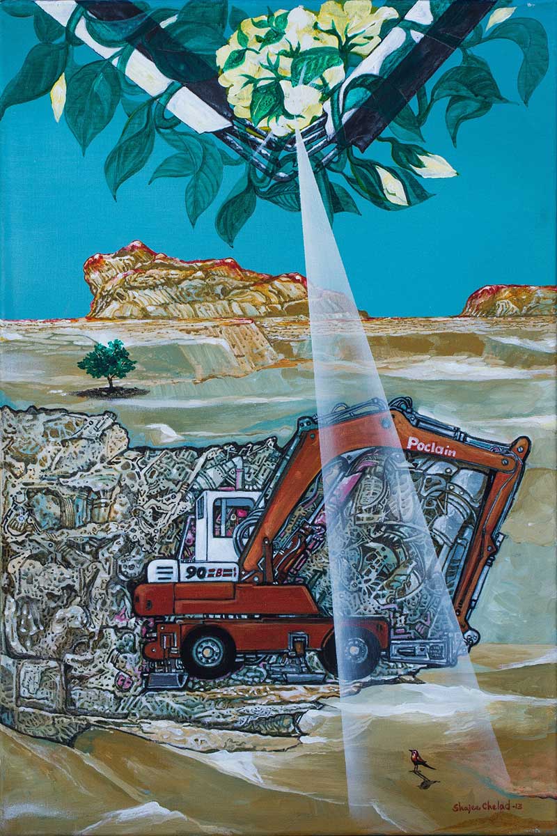 Shajee Chelad Acrylic on canvas