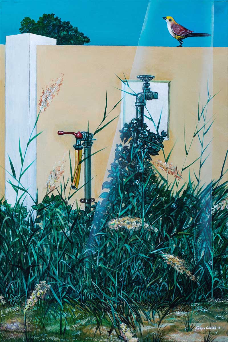 Shajee Chelad Acrylic on canvas