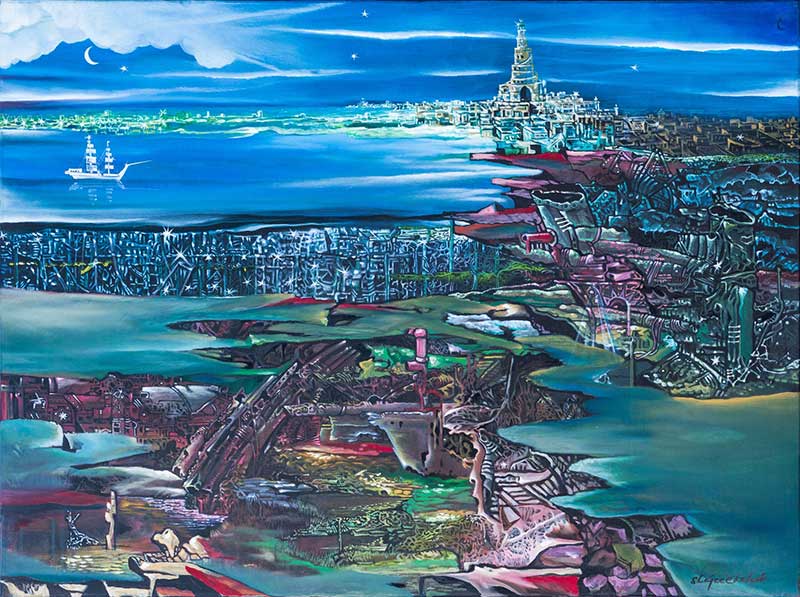 Shajee Chelad Acrylic on canvas