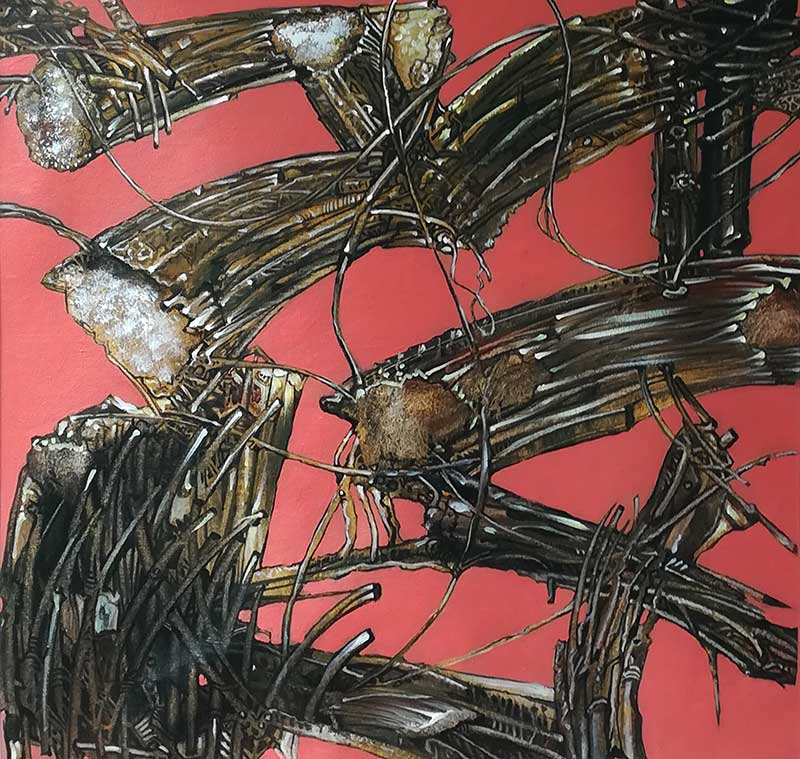 Shajee Chelad Acrylic on canvas