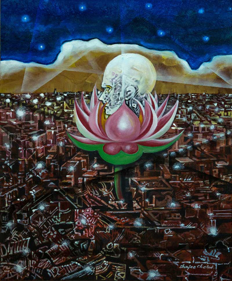 Shajee Chelad Acrylic on canvas