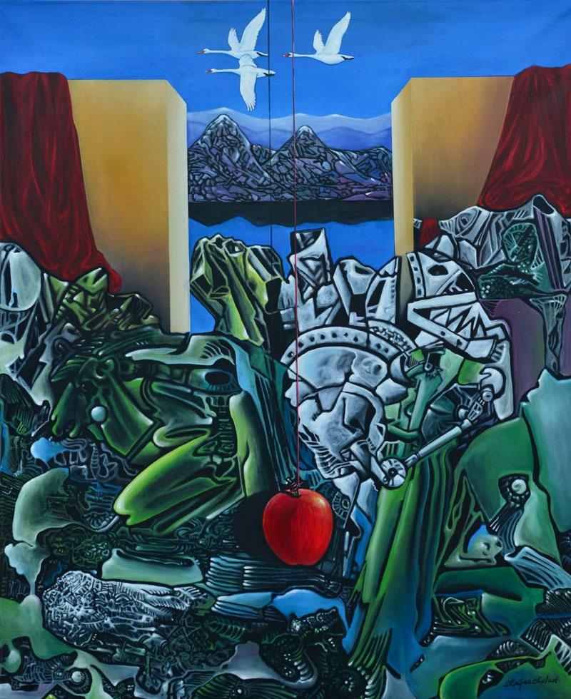 Shajee Chelad Acrylic on canvas