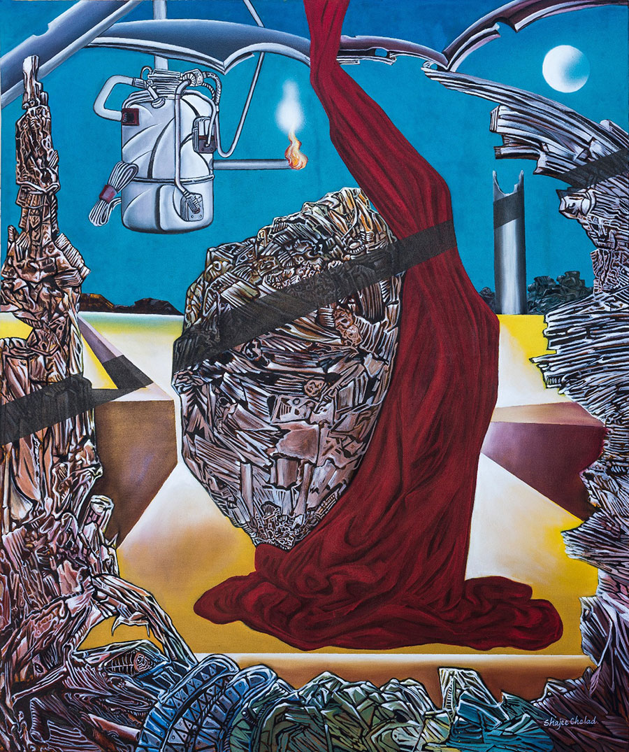 Shajee Chelad Acrylic on canvas