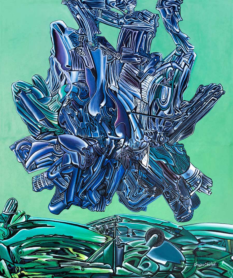 Shajee Chelad Acrylic on canvas