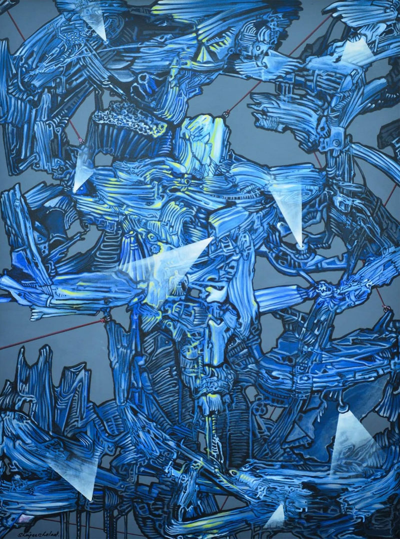 Shajee Chelad Acrylic on canvas