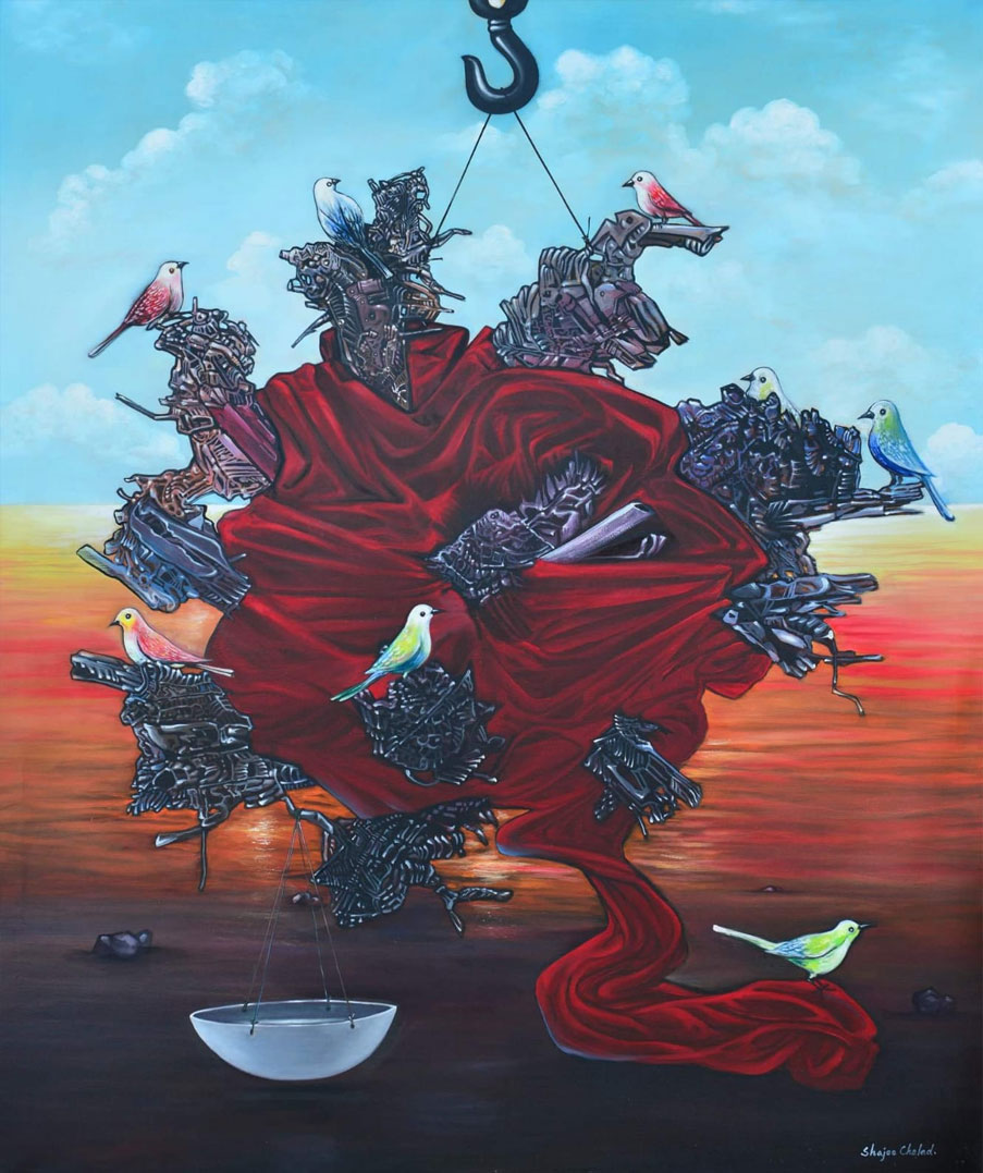 Shajee Chelad Acrylic on canvas