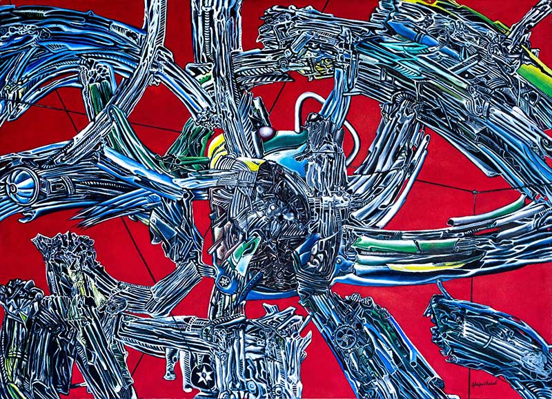 Shajee Chelad Acrylic on canvas