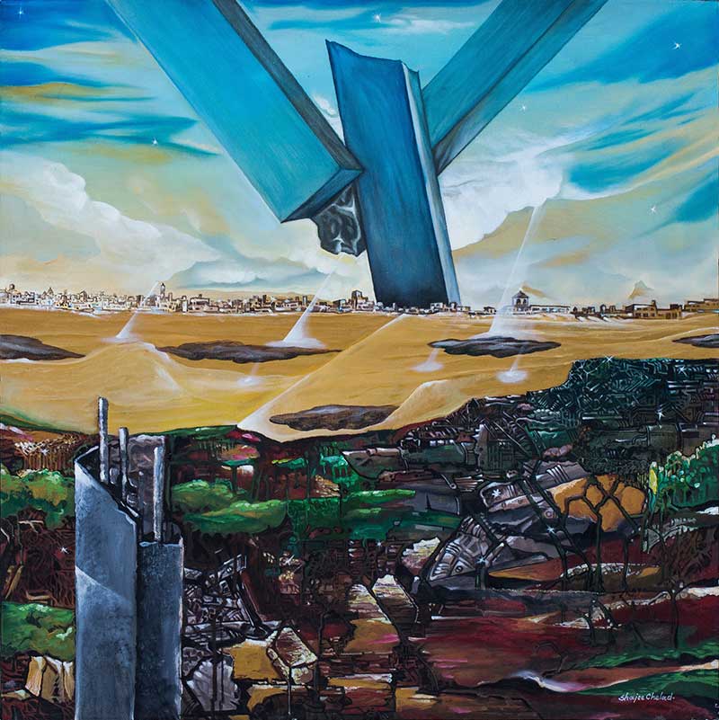 Shajee Chelad Acrylic on canvas